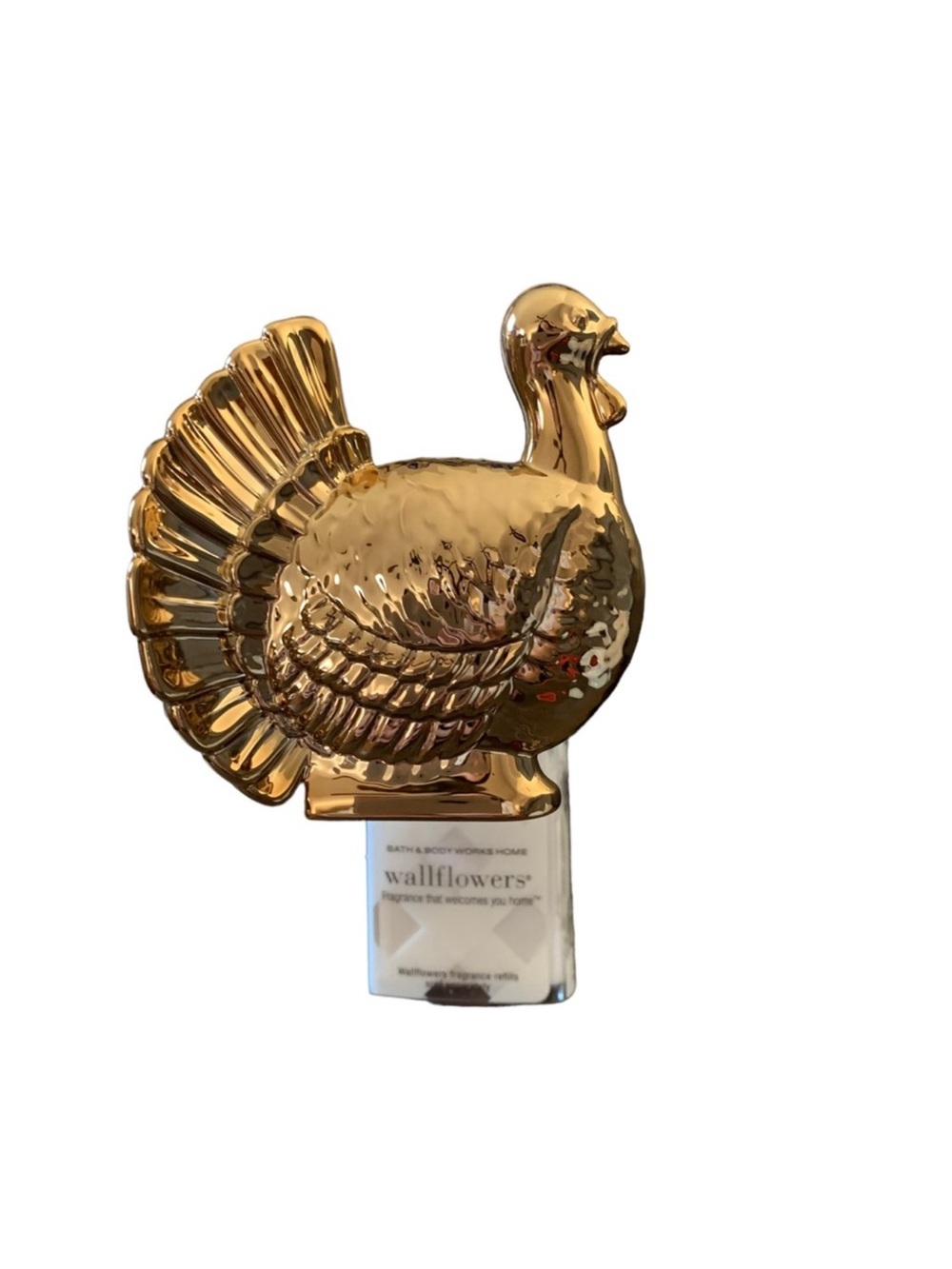 Bath & Body Works Shiny Gold Turkey Wallflowers Plug-In Accent - Picture 7 of 7